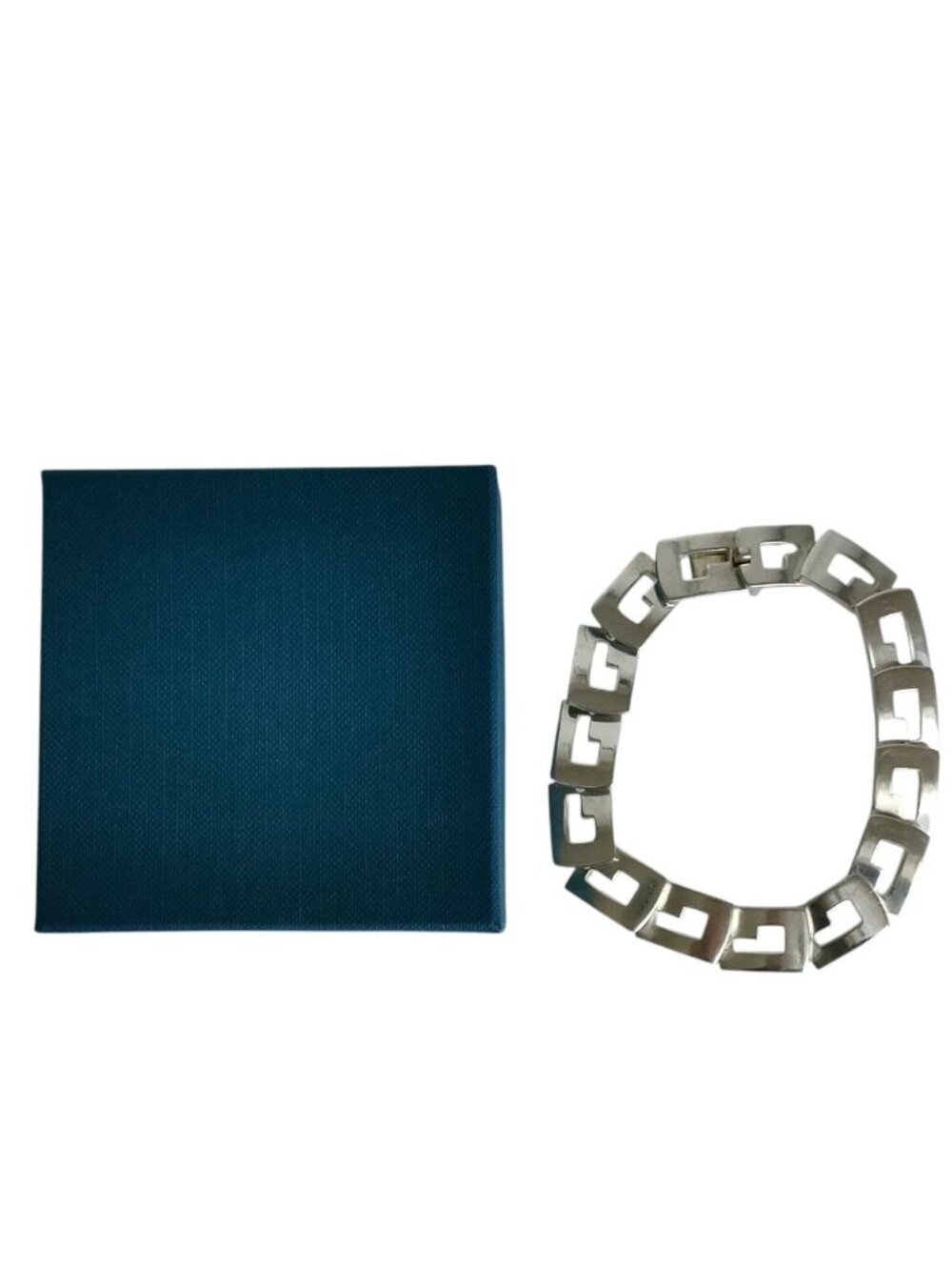 Gucci Vintage 925 Logo Link Bracelet Silver - Picture 8 of 8